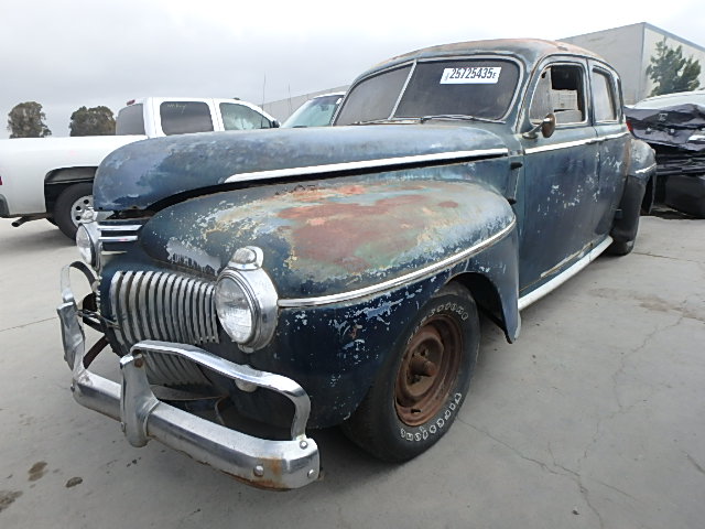 1941 Blue DeSoto Custom front left view