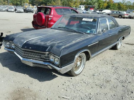1966 Black Buick LeSabre front left view
