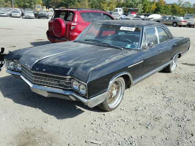 1966 Black Buick LeSabre front left view