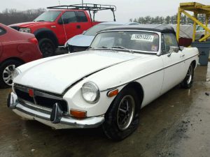 1973 White MGB