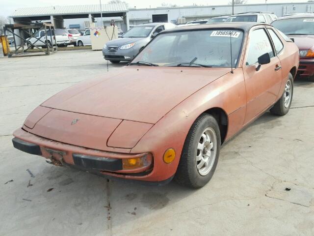 1978 Orange Porsche 924 left side view