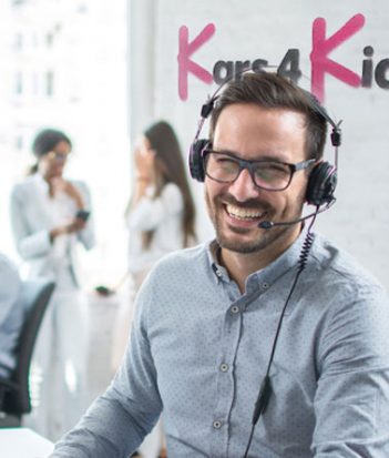 A Kars4kids customer service rep