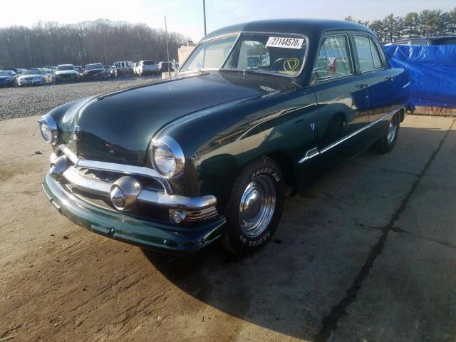 1951 Green Ford Crown Victoria front left view