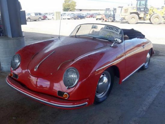 1958 Red Porsche 356 Speedster Replica (Kit Car) - front left view