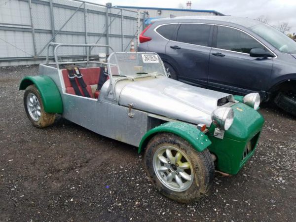 1964 Silver Lotus Super 7 front right view