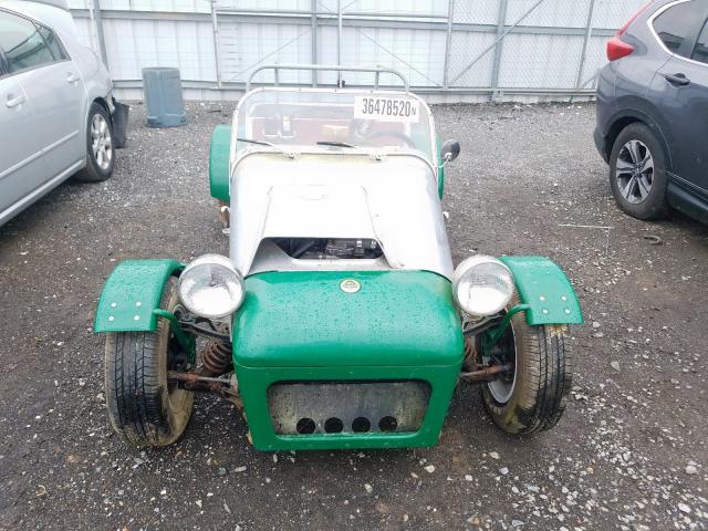 1964 Silver Lotus Super 7 front view
