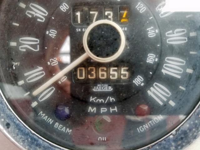 1964 Silver Lotus Super 7 odometer