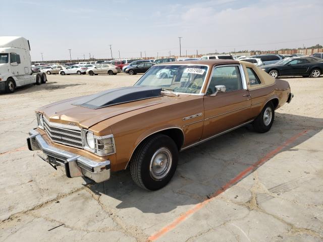 1978 Gold Buick Skyhawk front left view
