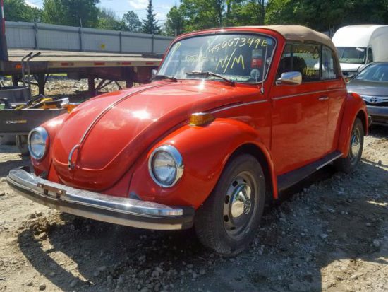 1979 Red Volkswagen Beetle front left side