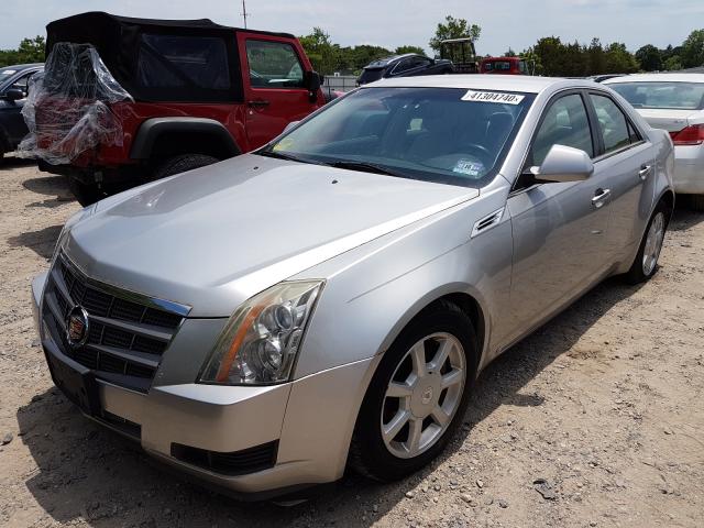 2008 Silver Cadillac CTS front left view