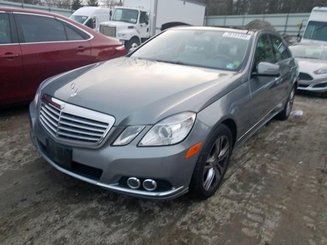 2010 Gray Mercedes-Benz E 350 4MATIC front left view