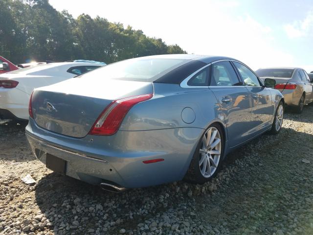 2011 Blue Jaguar XJ rear right