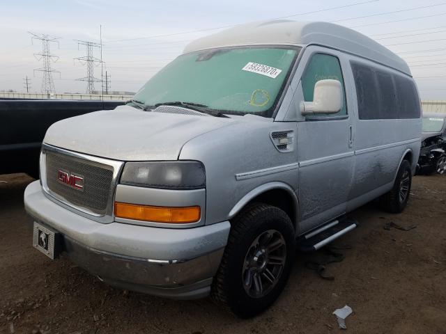 2020 Silver GMC Savana G25 front left view