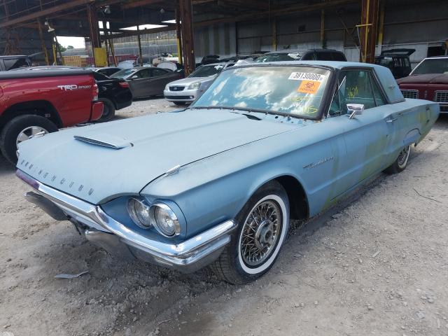 1964 Blue Ford Thunderbird - front left view