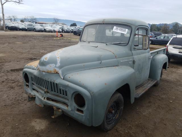 Select 1952 Light Gray International Harvester L110 Truck 1952 Light Gray International Harvester L110 Truck - front left view