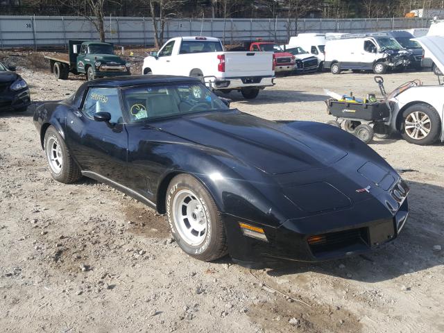 1980 Black Chevrolet Corvette front right view