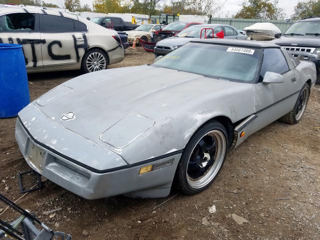 1989 Gray Chevrolet Corvette - front left
