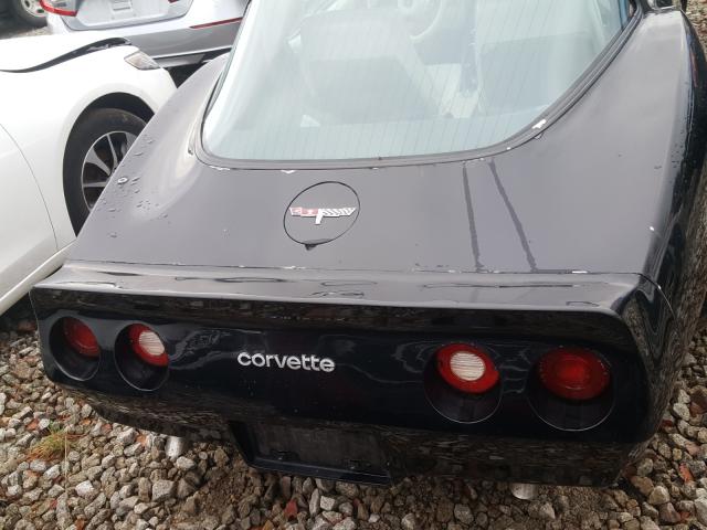 1980 Black Chevrolet Corvette rear view