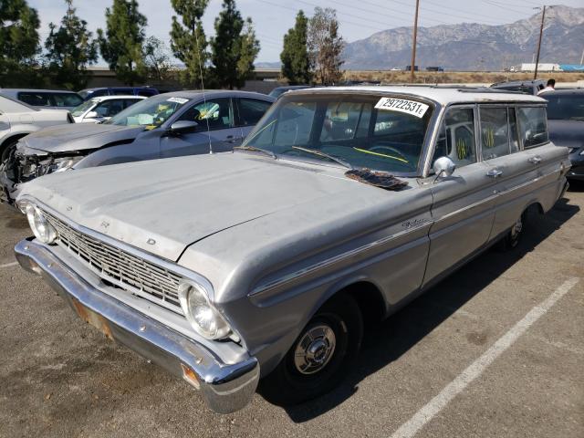 1964 Silver Smoke Gray Ford Falcon Futura Wagon front left view
