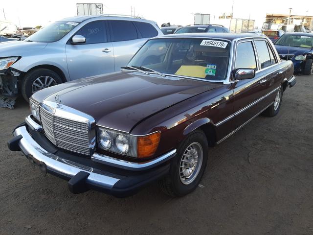 1974 Burgundy Mercedes-Benz 450 SEL (W116) - front left view