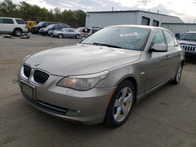 2008 Silver BMW E60 528xi front left view