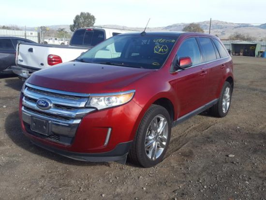 2013 Red Ford Edge Limited