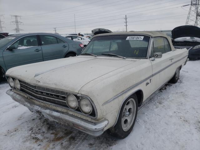 1963 White Oldsmobile Cutlass - front left view