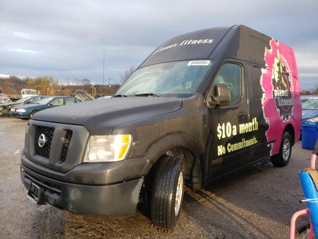 2012 Black Nissan NV2500 front left view