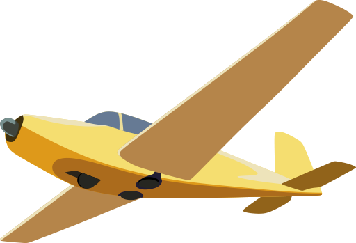 yellow airplane